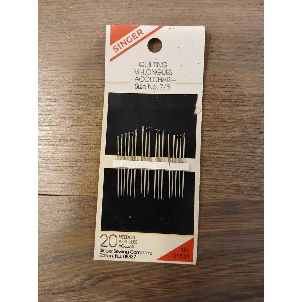 Collection Of 5 Vintage Sewing Needle Sets Hand Sewing And Machine Use
